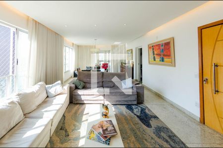 Sala de apartamento à venda com 4 quartos, 245m² em Buritis, Belo Horizonte