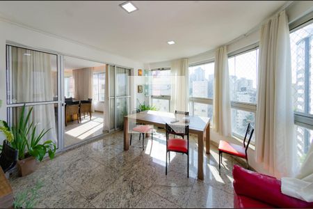 Varanda de apartamento à venda com 4 quartos, 245m² em Buritis, Belo Horizonte