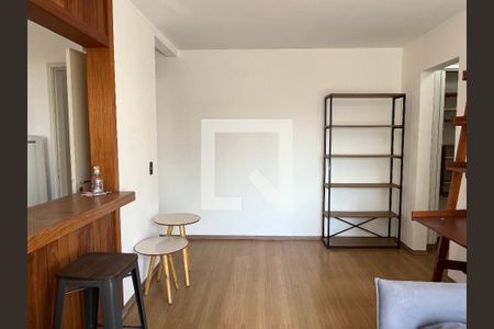 Sala de apartamento à venda com 1 quarto, 50m² em Vila Clementino, São Paulo