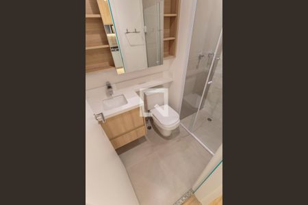 Studio para alugar com 29m², 1 quarto e sem vaga Studio para alugar com 29m², 1 quarto e sem vagaBanheiro