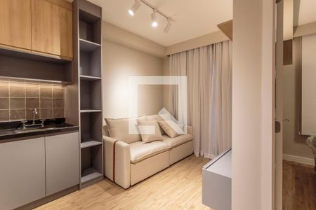 Studio para alugar com 29m², 1 quarto e sem vaga Studio para alugar com 29m², 1 quarto e sem vagaSala
