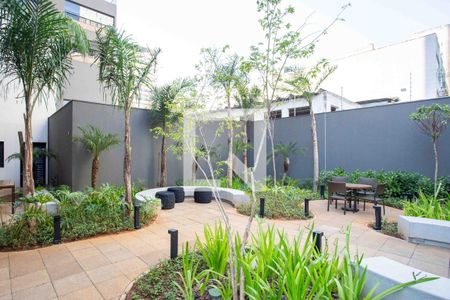 Área comum de kitnet/studio para alugar com 1 quarto, 25m² em Mirandópolis, São Paulo