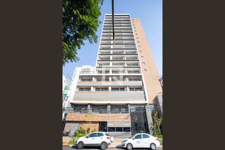Fachada do Prédio de kitnet/studio para alugar com 1 quarto, 25m² em Mirandópolis, São Paulo