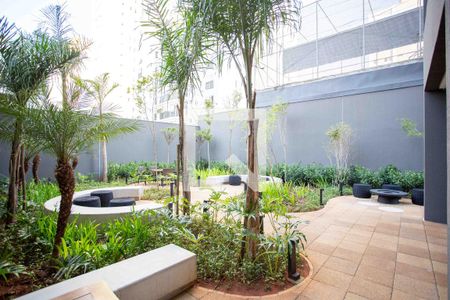 Área comum de kitnet/studio para alugar com 1 quarto, 25m² em Mirandópolis, São Paulo