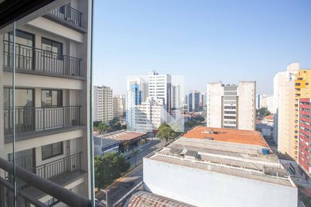 Varanda/Area de Serviço de kitnet/studio para alugar com 1 quarto, 25m² em Mirandópolis, São Paulo