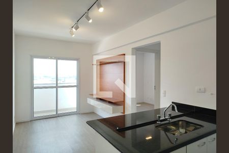 Sala de apartamento para alugar com 1 quarto, 44m² em Santa Paula, São Caetano do Sul