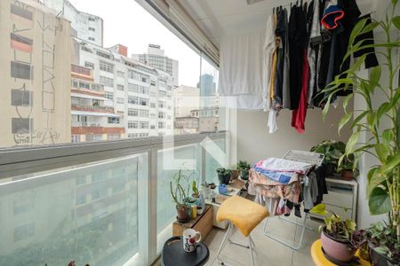 Sacada de apartamento à venda com 2 quartos, 69m² em Bela Vista, São Paulo