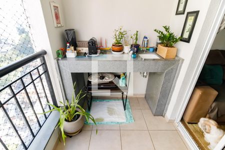 Varanda da Sala de apartamento à venda com 3 quartos, 70m² em Vila Suzana, São Paulo
