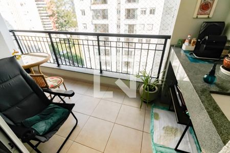 Varanda da Sala de apartamento à venda com 3 quartos, 70m² em Vila Suzana, São Paulo