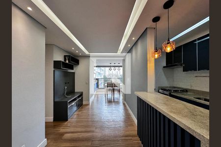 Sala de apartamento para alugar com 2 quartos, 69m² em Santo Amaro, São Paulo