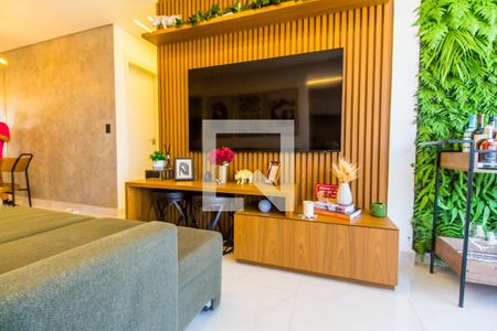 Sala de TV de apartamento para alugar com 2 quartos, 70m² em Dezoito do Forte Empresarial/alphaville., Barueri