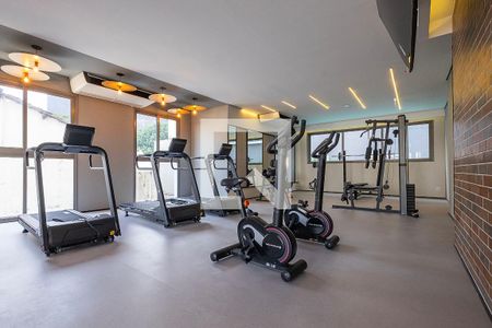 Studio para alugar com 28m², 1 quarto e sem vaga Studio para alugar com 28m², 1 quarto e sem vagaAcademia