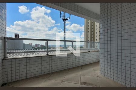 Sacada de apartamento à venda com 3 quartos, 86m² em Vila Alzira, Santo André