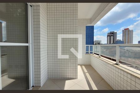 Sacada de apartamento à venda com 3 quartos, 86m² em Vila Alzira, Santo André