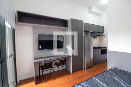Sala / Quarto - Studio de kitnet/studio para alugar com 1 quarto, 24m² em Santo Amaro, São Paulo