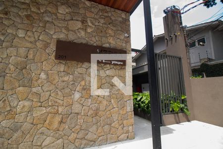 Studio para alugar com 24m², 1 quarto e sem vagaFachada e portaria