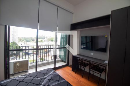 Sala / Quarto - Studio de kitnet/studio para alugar com 1 quarto, 24m² em Santo Amaro, São Paulo