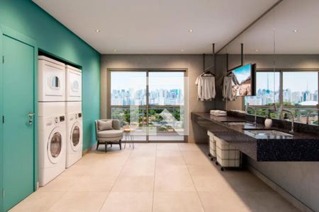 Apartamento para alugar com 27m², 1 quarto e sem vagaÁrea comum - Lavanderia