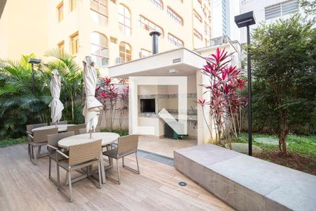 Studio à venda com 36m², 1 quarto e sem vagaChurrasqueira