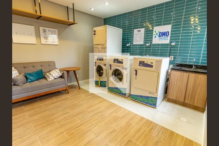 Apartamento à venda com 28m², 1 quarto e sem vaga Apartamento à venda com 28m², 1 quarto e sem vagaÁrea comum - Lavanderia