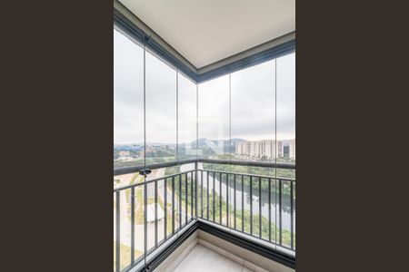 Sala varanda de apartamento para alugar com 2 quartos, 54m² em Vila São Luiz (valparaízo), Barueri