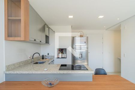 Apartamento à venda com 58m², 1 quarto e 1 vagaCozinha e Área de Serviço