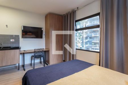 Studio de kitnet/studio para alugar com 1 quarto, 17m² em Indianópolis, São Paulo