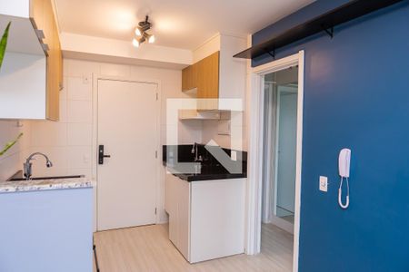 Sala/Cozinha e Área de Serviço de apartamento à venda com 1 quarto, 32m² em Vila Penteado, São Paulo