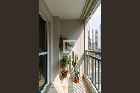 Varanda da Sala de apartamento para alugar com 2 quartos, 60m² em Parque Reboucas, São Paulo