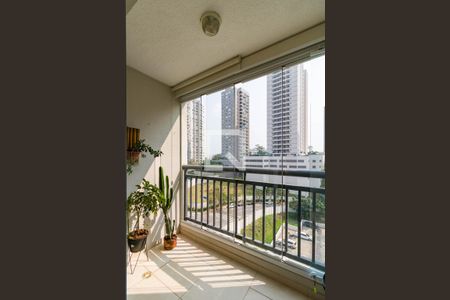 Varanda da Sala de apartamento para alugar com 2 quartos, 60m² em Parque Reboucas, São Paulo