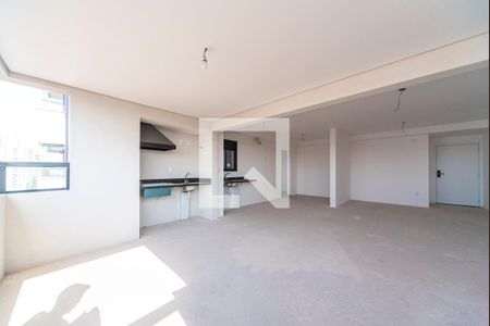 Varanda Gourmet de apartamento à venda com 3 quartos, 125m² em Vila Santa Teresa, Santo André