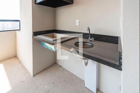 Varanda Gourmet de apartamento à venda com 3 quartos, 125m² em Vila Santa Teresa, Santo André