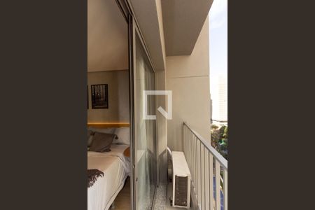 Studio para alugar com 25m², 1 quarto e sem vagaVaranda 