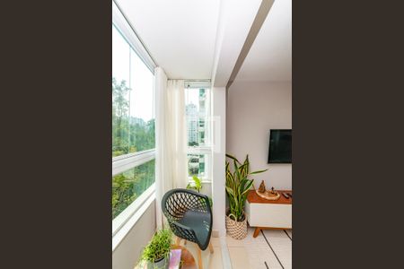 Varanda da Sala de apartamento para alugar com 2 quartos, 70m² em Buritis, Belo Horizonte
