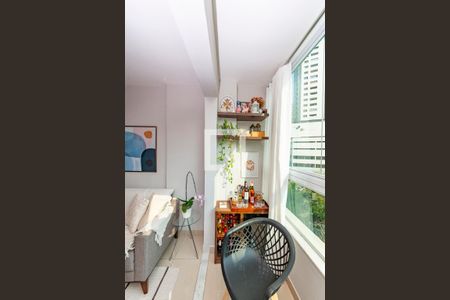 Varanda da Sala de apartamento para alugar com 2 quartos, 70m² em Buritis, Belo Horizonte
