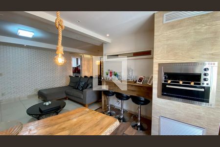 Varanda gourmet de apartamento à venda com 4 quartos, 120m² em Buritis, Belo Horizonte