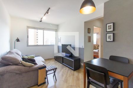 Sala de apartamento para alugar com 2 quartos, 56m² em Vila Anglo Brasileira, São Paulo