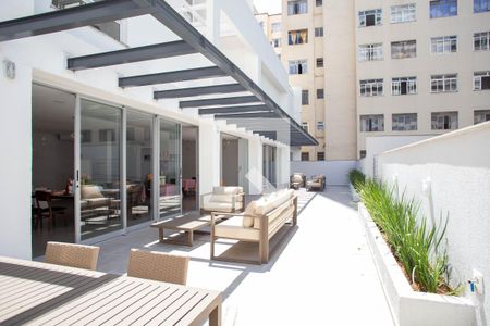 Área comum - Salão de festas de apartamento à venda com 2 quartos, 100m² em Centro, Belo Horizonte