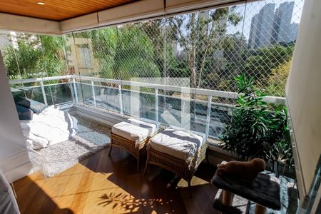 Varanda da Sala de apartamento para alugar com 3 quartos, 120m² em Vila Suzana, São Paulo