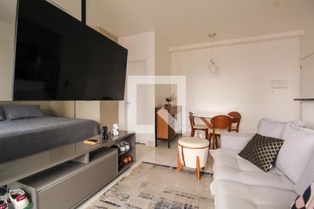 Sala de apartamento à venda com 1 quarto, 40m² em Vila Regente Feijó, São Paulo