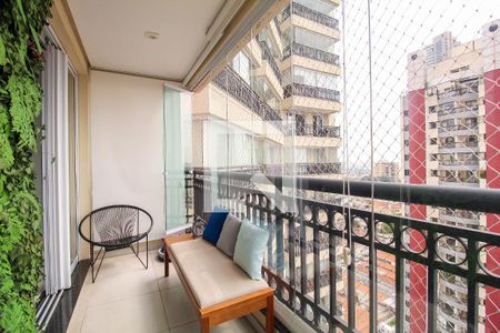 Varanda de apartamento à venda com 1 quarto, 40m² em Vila Regente Feijó, São Paulo