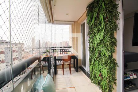 Varanda de apartamento à venda com 1 quarto, 40m² em Vila Regente Feijó, São Paulo