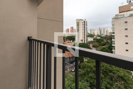 Studio para alugar com 24m², 1 quarto e sem vagaVaranda