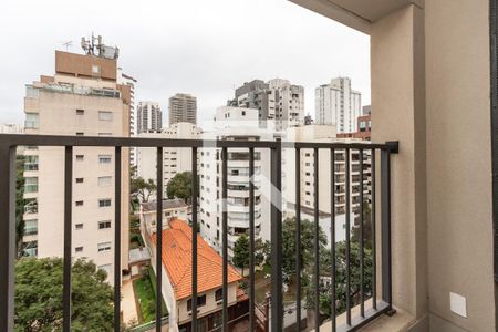 Studio para alugar com 24m², 1 quarto e sem vagaVaranda