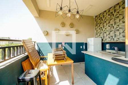 Apartamento à venda com 34m², 1 quarto e sem vaga Apartamento à venda com 34m², 1 quarto e sem vagaChurrasqueira 02