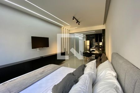 Sala/Quarto de kitnet/studio para alugar com 1 quarto, 30m² em Centro, Rio de Janeiro