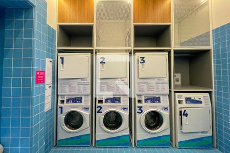 Studio à venda com 26m², 1 quarto e sem vagaLavanderia