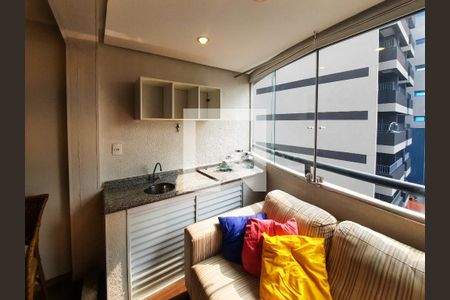 Varanda de apartamento à venda com 2 quartos, 55m² em Indianópolis, São Paulo