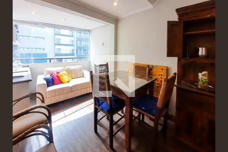 Sala de Jantar de apartamento à venda com 2 quartos, 55m² em Indianópolis, São Paulo