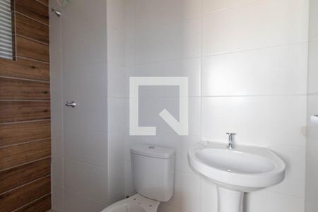 Banheiro da Suíte de apartamento à venda com 1 quarto, 26m² em Rebouças, Curitiba